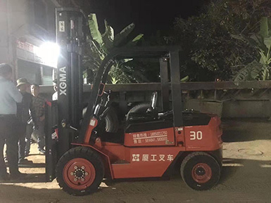 急客戶之所急，永新昌叉車服務(wù)暖人心